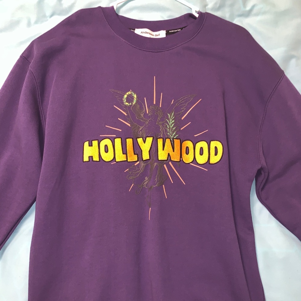 Andersson Bell “Hollywood” purple sweater